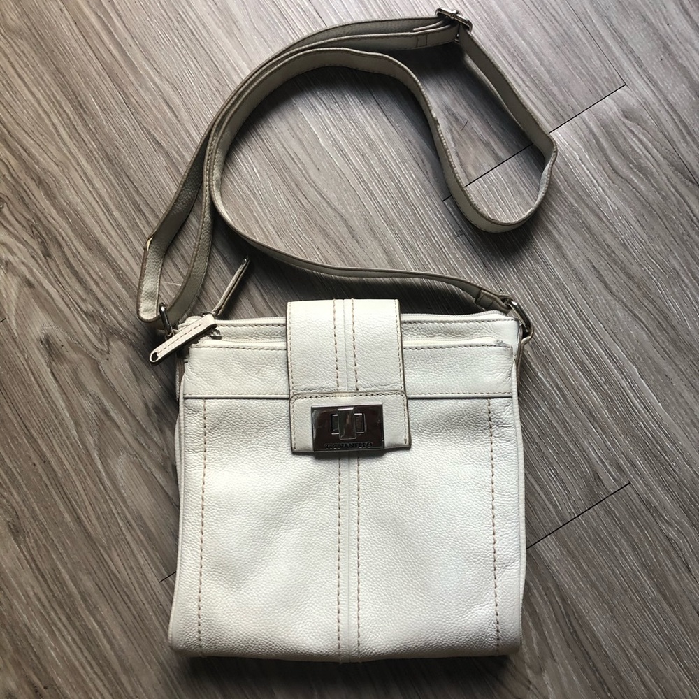 Tignanello Leather Crossover Handbag